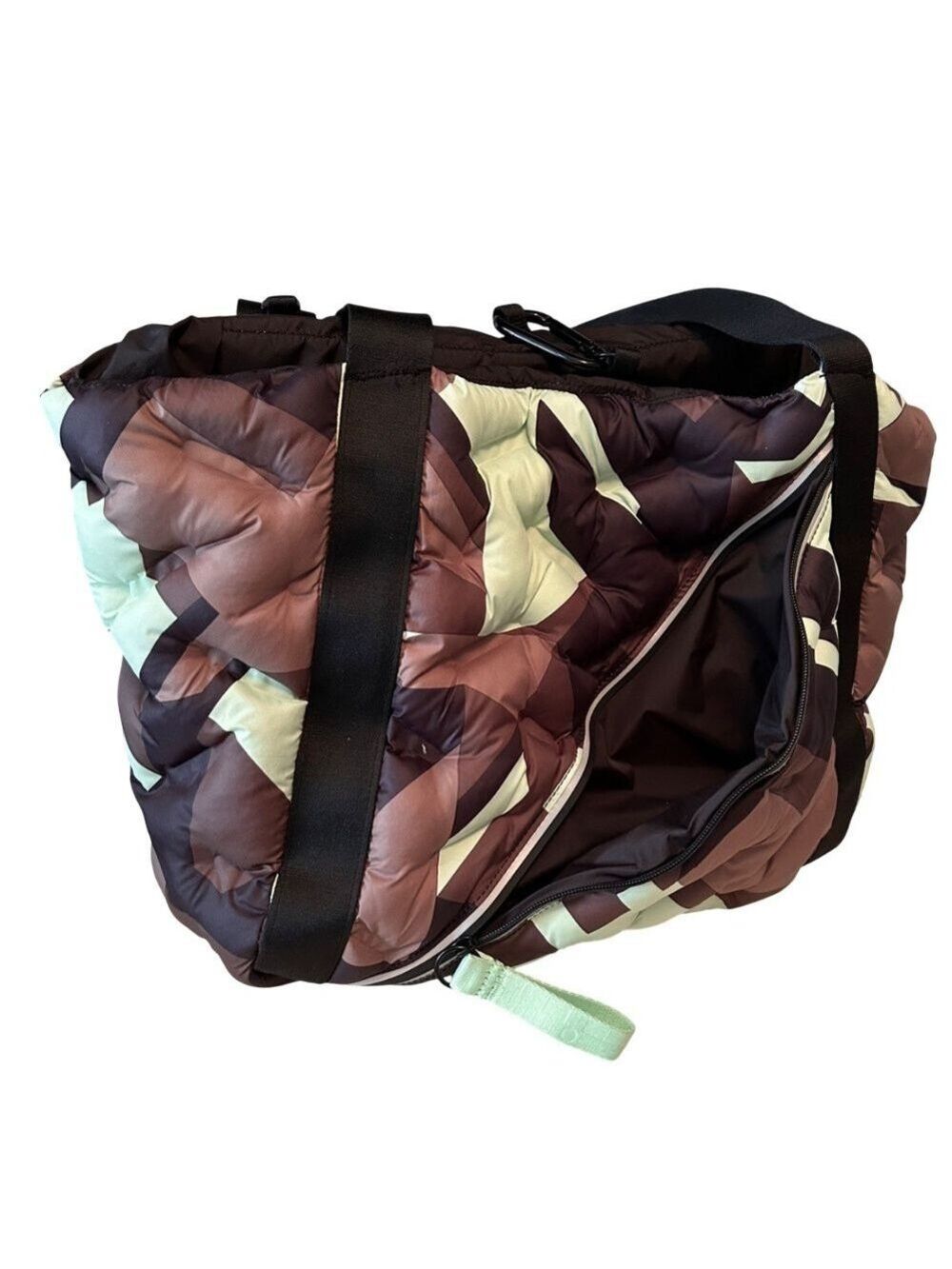 Go Dash Dot Gemma Mint Chip Puffy Tote 2 Bags! NWOT - Picture 6 of 16